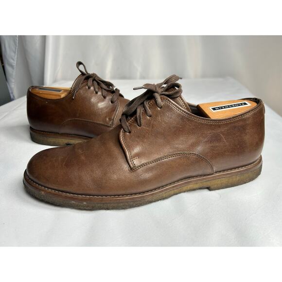 Allen Edmonds Southside Size 10.5 D
Brown Plain Toe Blucher Dress  shoes - Picture 5 of 8